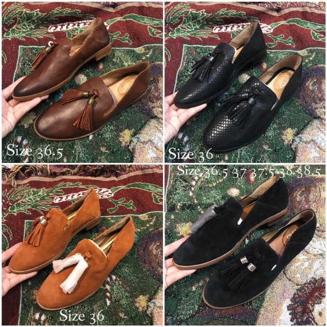 Giày slip on da thật FRANCO xuất xịn