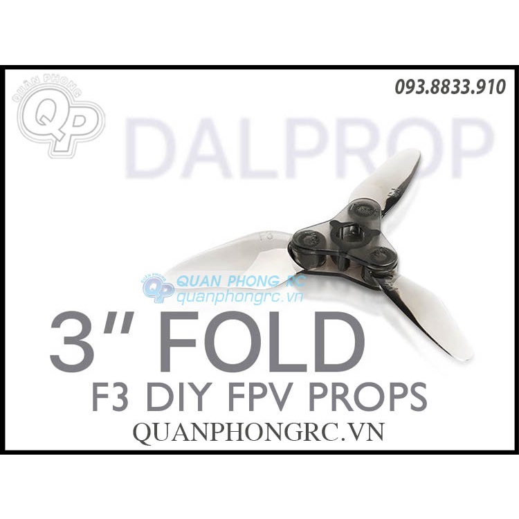 Cánh Xếp Dalprop Fold 3&quot; F3 Folding Propellers (2 Cặp)
