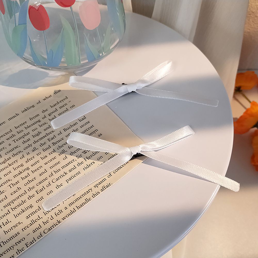 Kẹp Tóc Hình Nơ Phối Ren Dễ Thương Phong Cách Hàn Quốc Cho Nữ