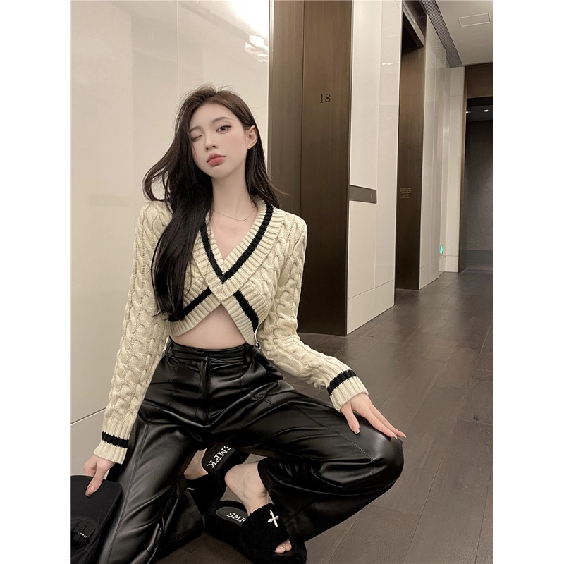 Áo crop top Thời Trang Hàn Quốc Cho Nữ