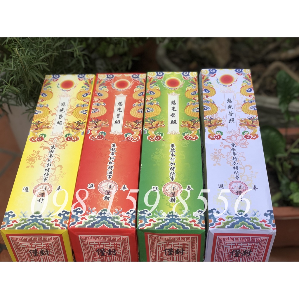 10 hòm sớ cúng, bày đàn lễ