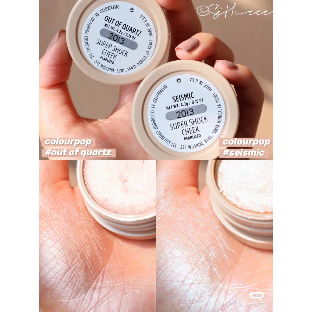 Phấn bắt sáng Colourpop highlighter super shock cheek