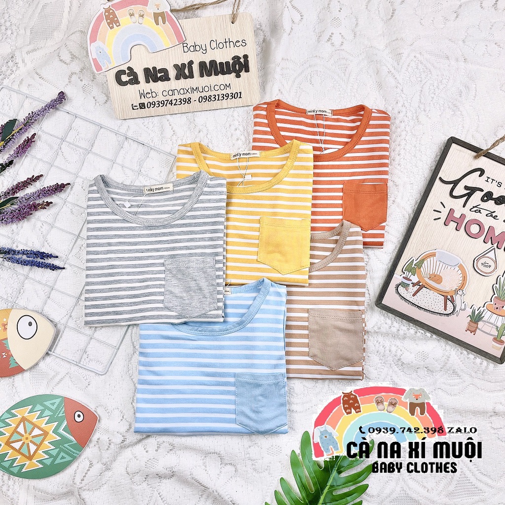 17-33kgBộ Ba Lỗ Minky-Mom Cotton LẠNH Hoạ Tiết Bé Trai, Gái