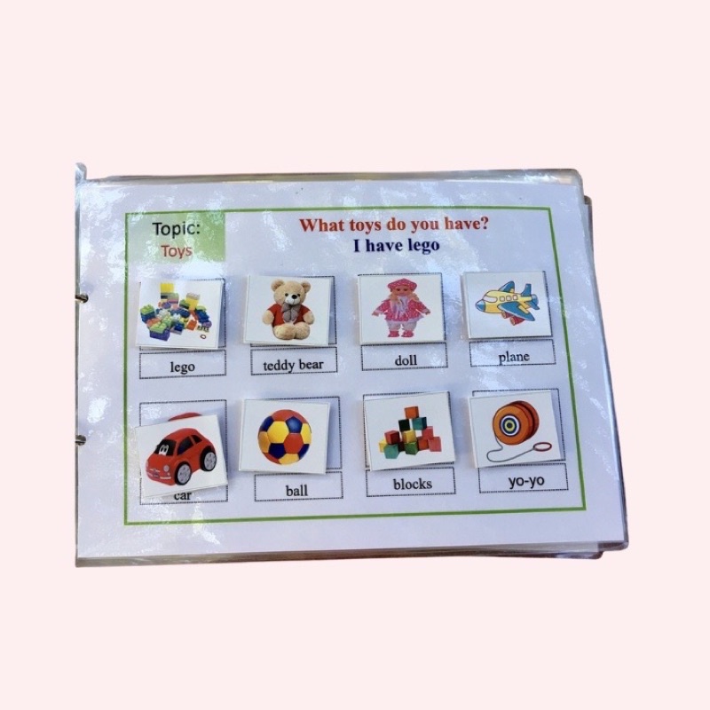 Đồ chơi Học liệu bóc dán My Busy book 23 chủ đề ép plastic bền đẹp ☘️Học liệu giúp trẻ học Tiếng Anh dễ dàng❤️