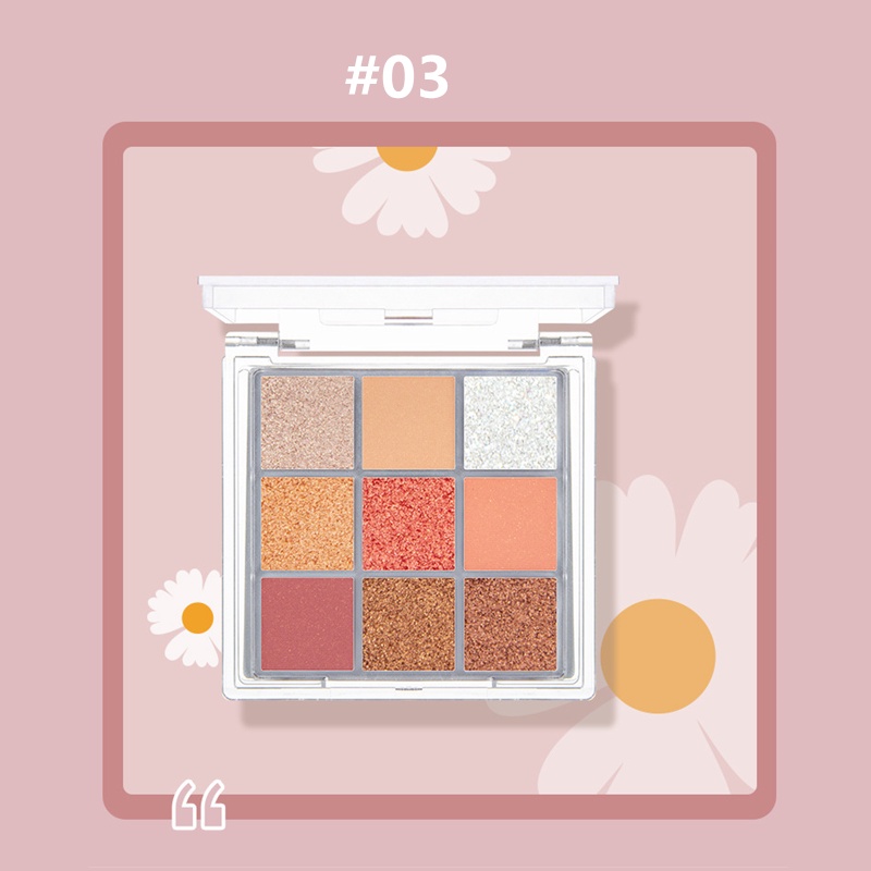 Bảng phấn trang điểm mắt SEVICH 9 màu sắc không bị nhòe 7g | BigBuy360 - bigbuy360.vn