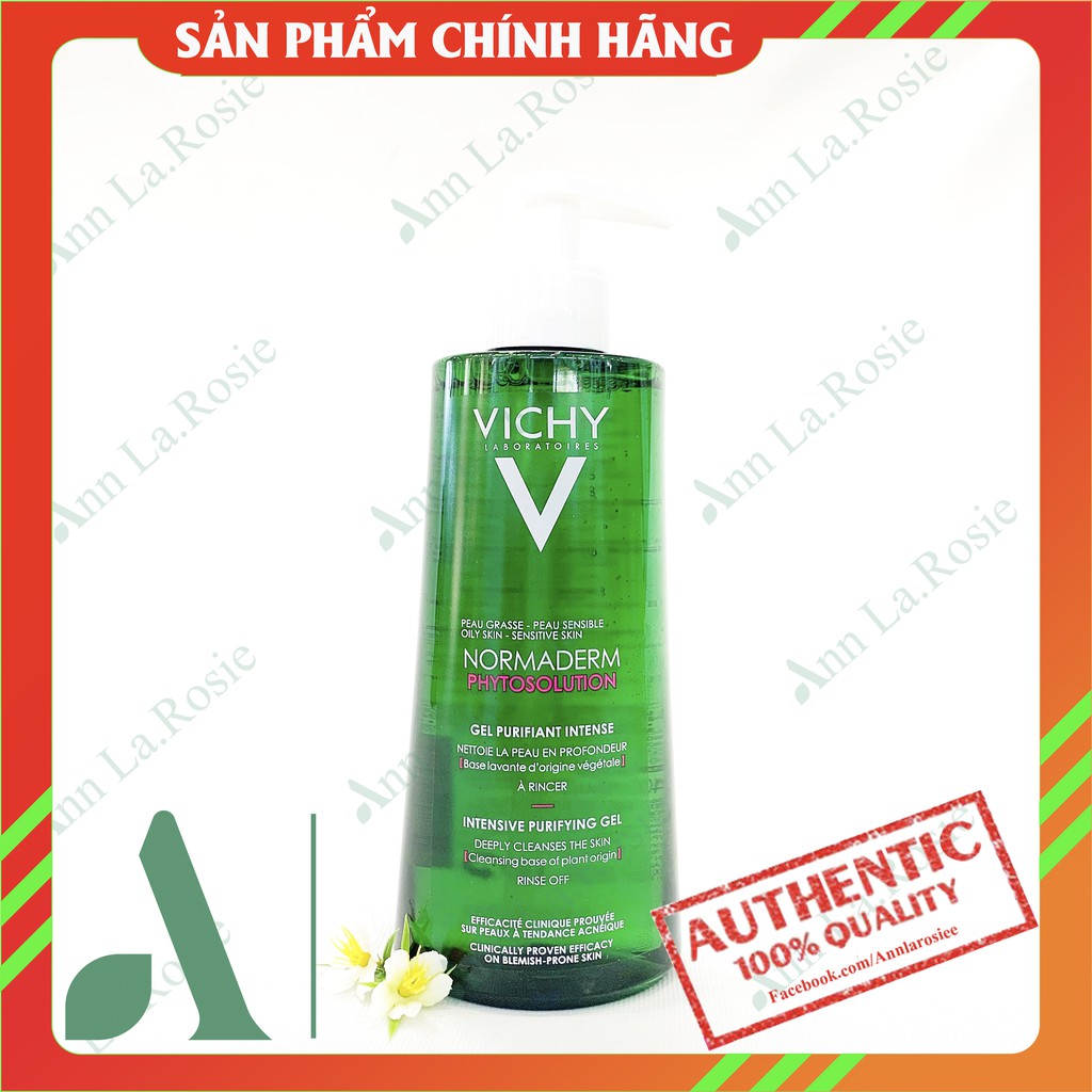 Sữa Rửa Mặt Vichy Normaderm Gel Nettoyant Purifiant 400ml