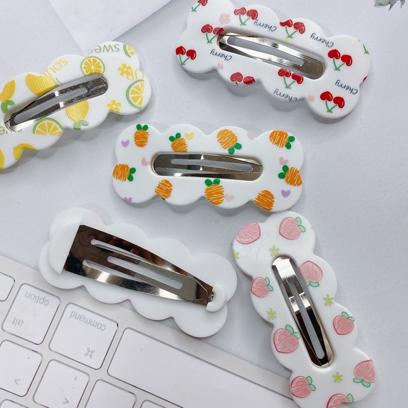 kẹp tóc nơ kiểu nhiều màu