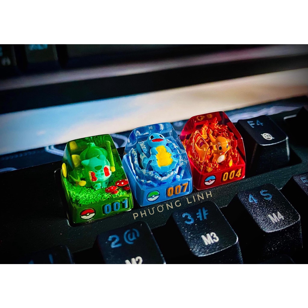 Keycap resin pokemon - nút bàn phím cơ - artisan