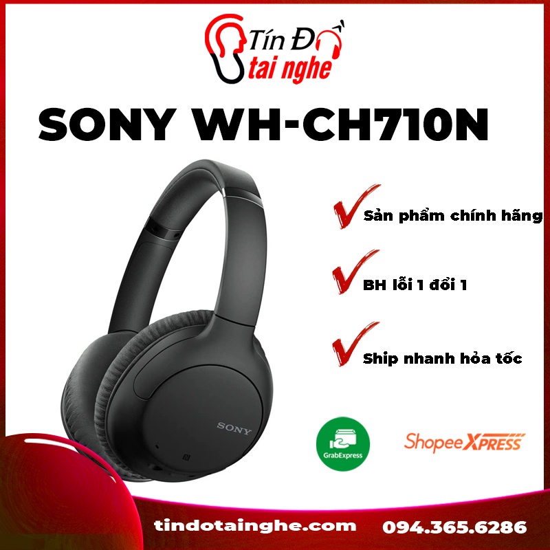 Tai nghe Bluetooth Sony WH-CH710N | Chính Hãng