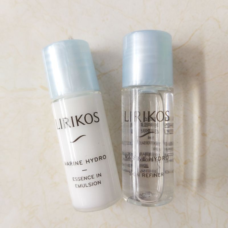 Cặp nước hoa hồng sữa dưỡng siêu cấp nước, làm sáng da và điều tiết dầu trên da LIRIKOS Marine Hydro 5ml. | BigBuy360 - bigbuy360.vn