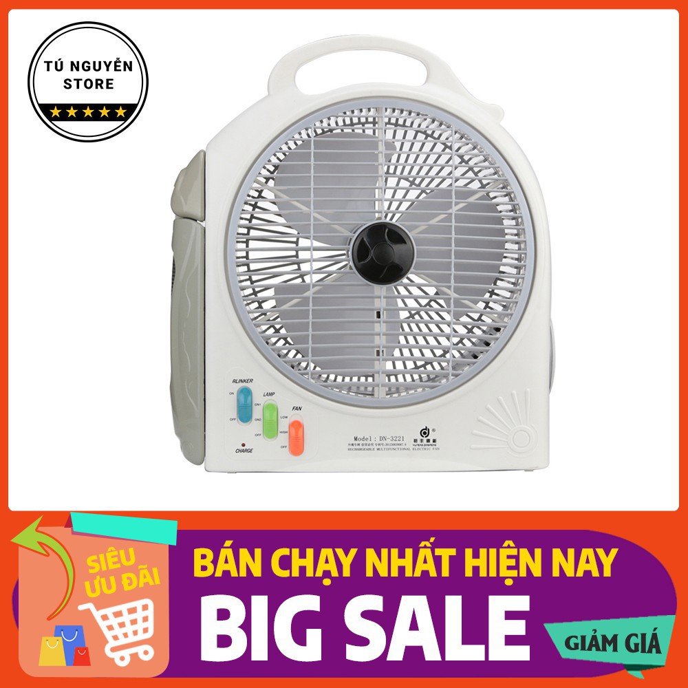 [HÀNG NỘI ĐỊA] Quạc Tích Điện DN3221 2 Bình Ắc Quy - Tú Nguyễn Store