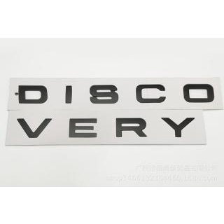 Chữ DISCOVERY 3D nổi màu đen dán capo hoặc cốp sau trang trí ô tô (~dài 60cm-cao 4cm)