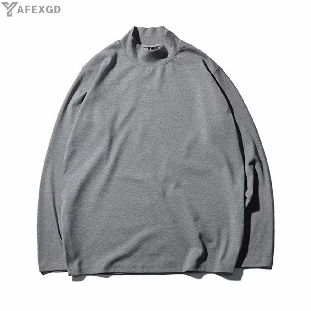 Sweatshirt Loose Sweatshirt Jumper Turtleneck Half High Collar Pullover