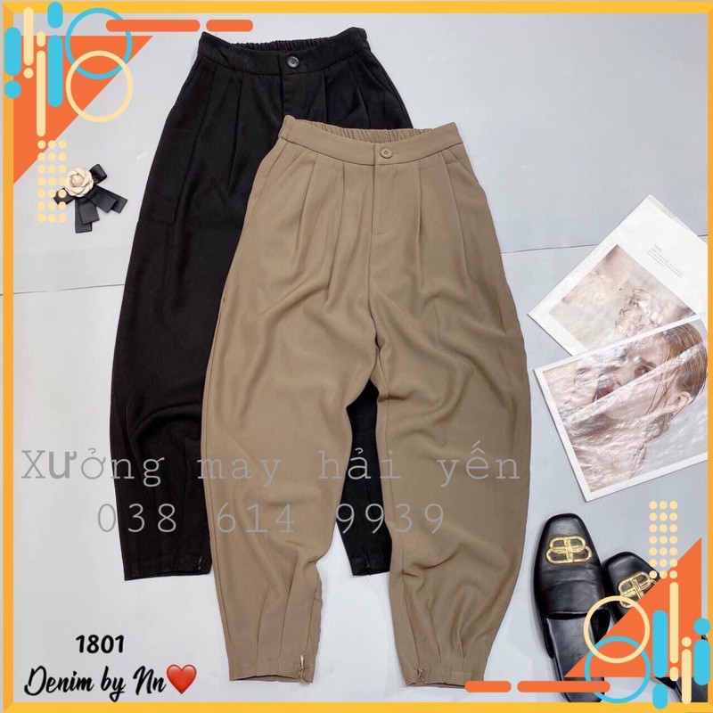 [Mã FAMAYWA giảm 10K đơn 50K] Quần boom khoá chân hót