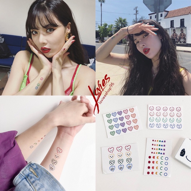 Miếng dán hình xăm siêu đẹp 🌟