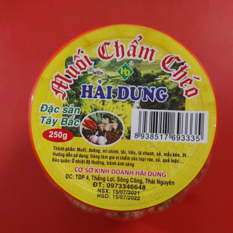 Muối Chẩm chéo Hải Dung lọ 250g
