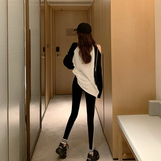 Quần Legging Nữ Kẻ Sọc Thời Trang