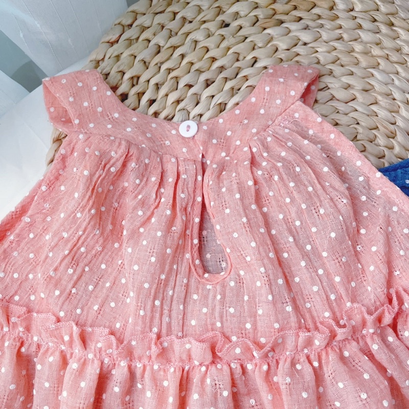 Váy Bé Gái chất thô siêu mát nhẹ size 8-18kg