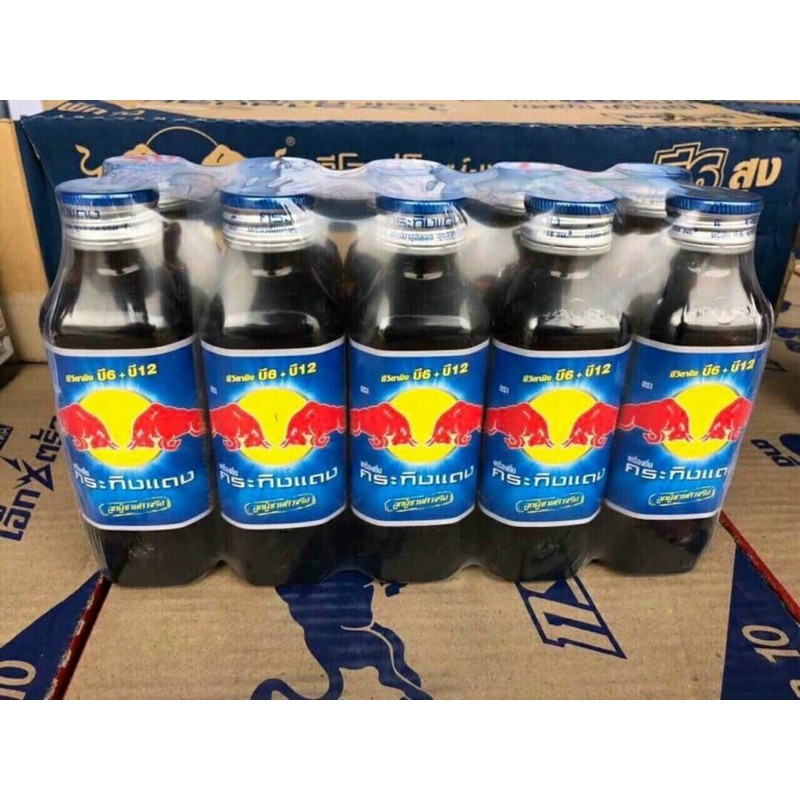 Nước tăng lực Red Bull Thái Lan thủy tinh 150ml - 10 chai