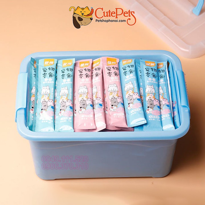 Súp thưởng cho mèo Shizuka 15g Thanh Súp dinh dưỡng cho mèo - CutePets