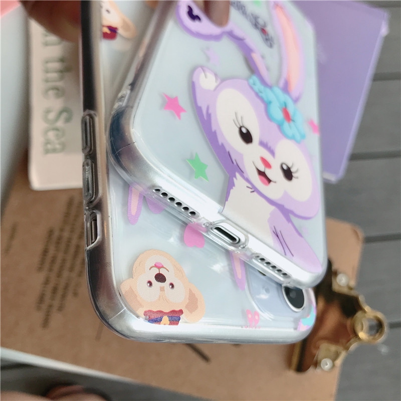 Ốp điện thoại dẻo họa tiết thỏ Stella Lou hoạt hình cho iPhone 6 6s 7 8 Plus X XS XR XSMAX 11 Pro Max | BigBuy360 - bigbuy360.vn