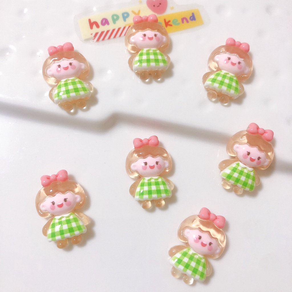 sticker gắn dép cross charm gắn dép cross[Macaron Bear] 1 Phụ Kiện Trang Trí Giày Dép crocs jibbitz diy