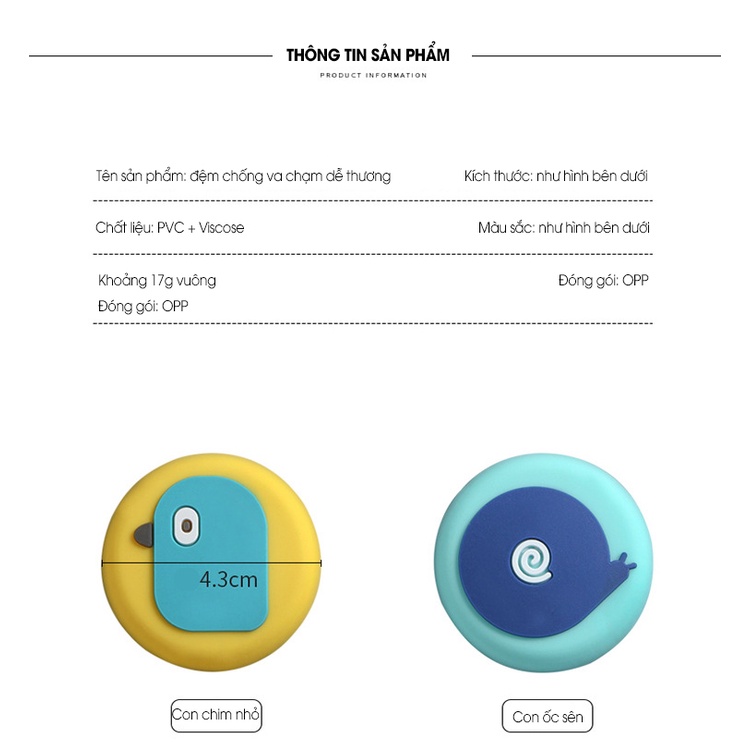 Sẵn Hàng - Miếng Silicon Dán Tường, Chặn Cửa Chống Va Đập, Ngăn Va Chạm Cánh Cửa, Tay Nắm Cửa Với Tường