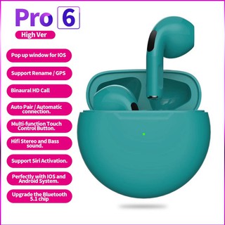 Tai Nghe Không Dây Vitog Pro 6 TWS Kết Nối Bluetooth Với Mic  -2021