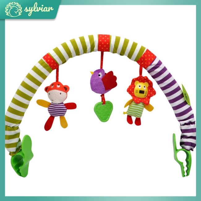 Đồ Chơi Chuông Kẹp Treo Xe Đẩy Em Bé An Toàn