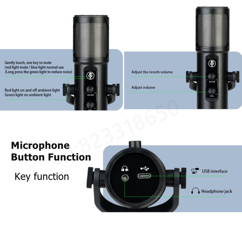 Micro USB Chuyên Nghiệp Kèm Đèn RGB Cho Máy Tính Mac
