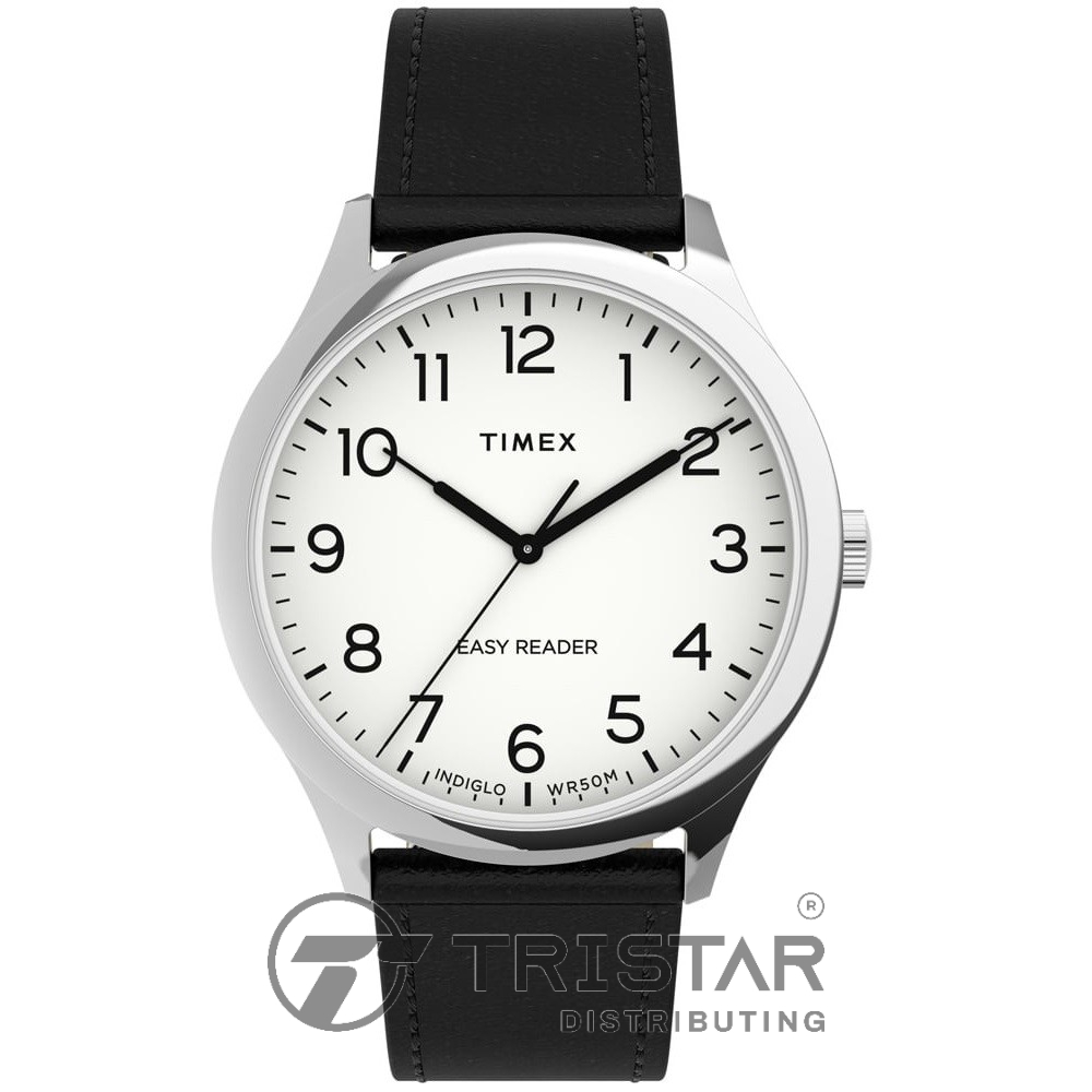 Đồng hồ Nam TIMEX Easy Reader Gen1 40mm TW2U22100 Dây Da - Chính Hãng