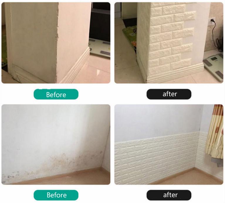 Xốp dán tường DEMINHOME trang trí nhà cửa giả gạch 3d khổ lớn decor phòng ngủ - xốp dán tường cách âm | BigBuy360 - bigbuy360.vn