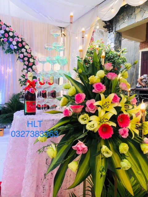 Ly xếp tháp ly thuỷ tinh