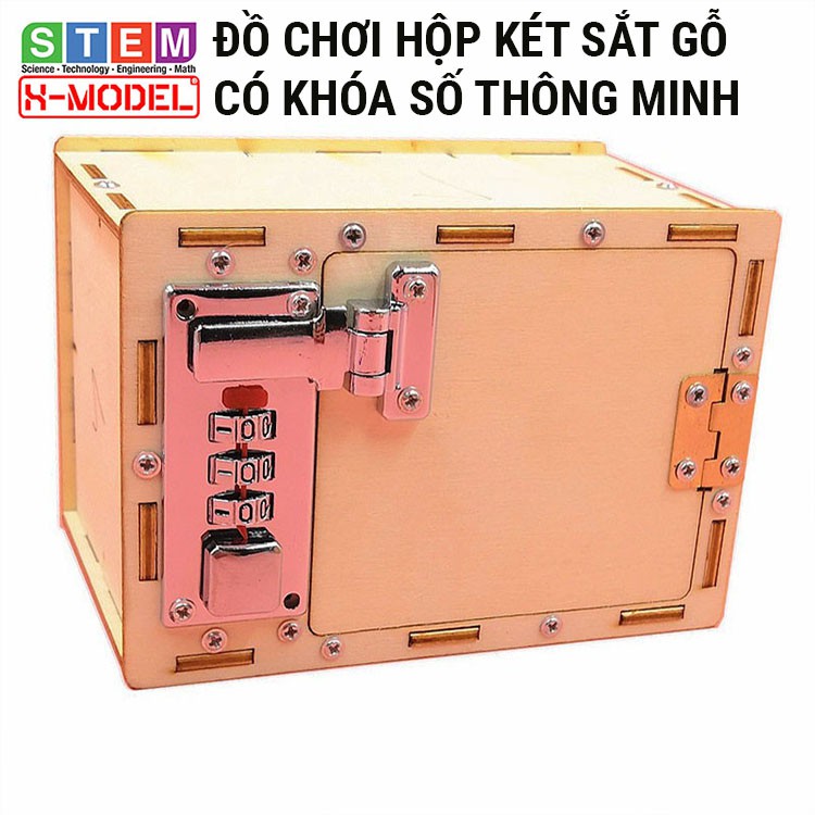 Đồ chơi két sắt mini cho bé X-MODEL ST82, Đồ chơi sáng tạo DIY| Giáo dục STEM, STEAM