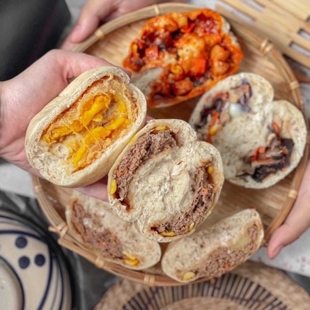 Bánh bao nguyên cám 15 vị