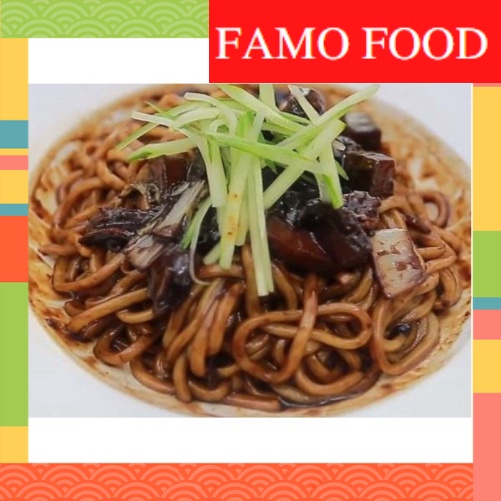 Mì tươi udon Samlip Hàn Quốc làm mỳ tương đen 200g 1gói