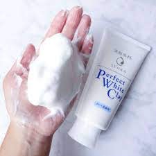 Sữa rửa mặt Shiseido perfect white clay cho da dầu mụn,rửa mặt đất sét hút dầu