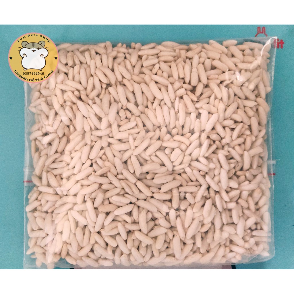 Bỏng gạo món ăn rất thích của Hamster Roborovski