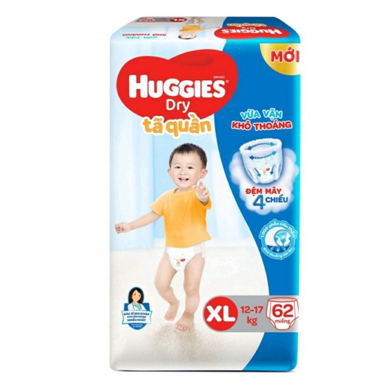 Tã quần Huggies size XL42/ XL62