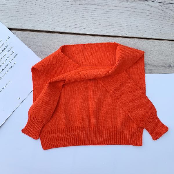 Khăn choàng cổ dệt kim thời trang xinh xắn cho bé