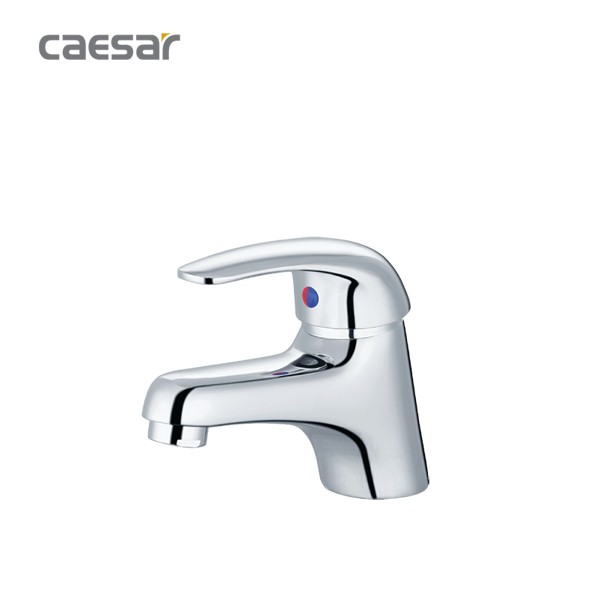 Bộ Vòi Chậu 'Lavabo' 1 Lỗ Nóng Lạnh B260CU - CAESAR (Hàng Chính Hãng)