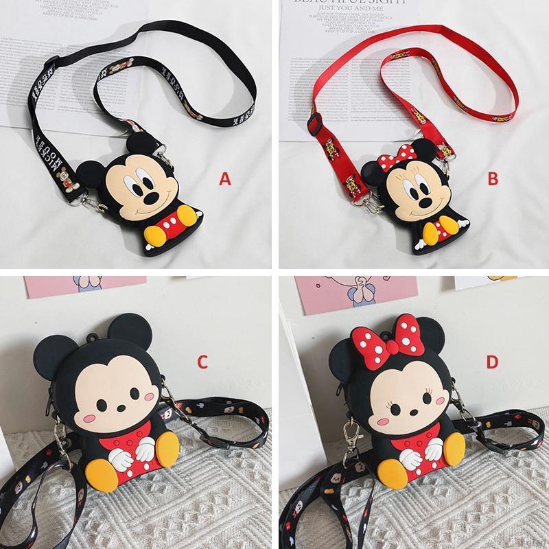 Túi Đeo Chéo Hình Chuột Mickey Minnie Dễ Thương Cho Bé Gái Se7