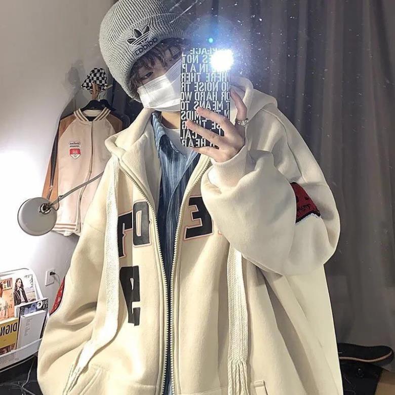 Khoác Nỉ Hoodie Nam Nữ 97 Dáng Rộng Dây To Form Rộng Unisex Uzzlang