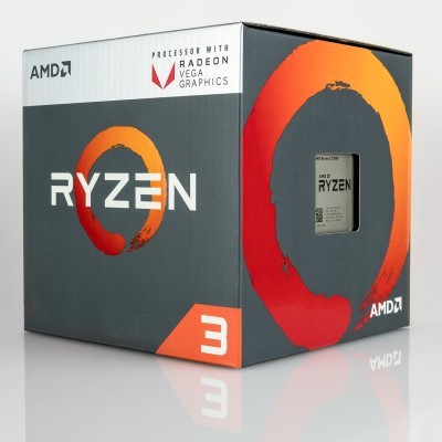 CPU AMD RYZEN 3 2200G 3.5 GHZ (3.7 GHZ WITH BOOST) / 6MB / 4 CORES 4 THREADS / RADEON VEGA 8 / SOCKET AM4