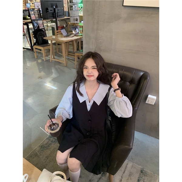 Set váy ulzzang dễ thương dáng xoè