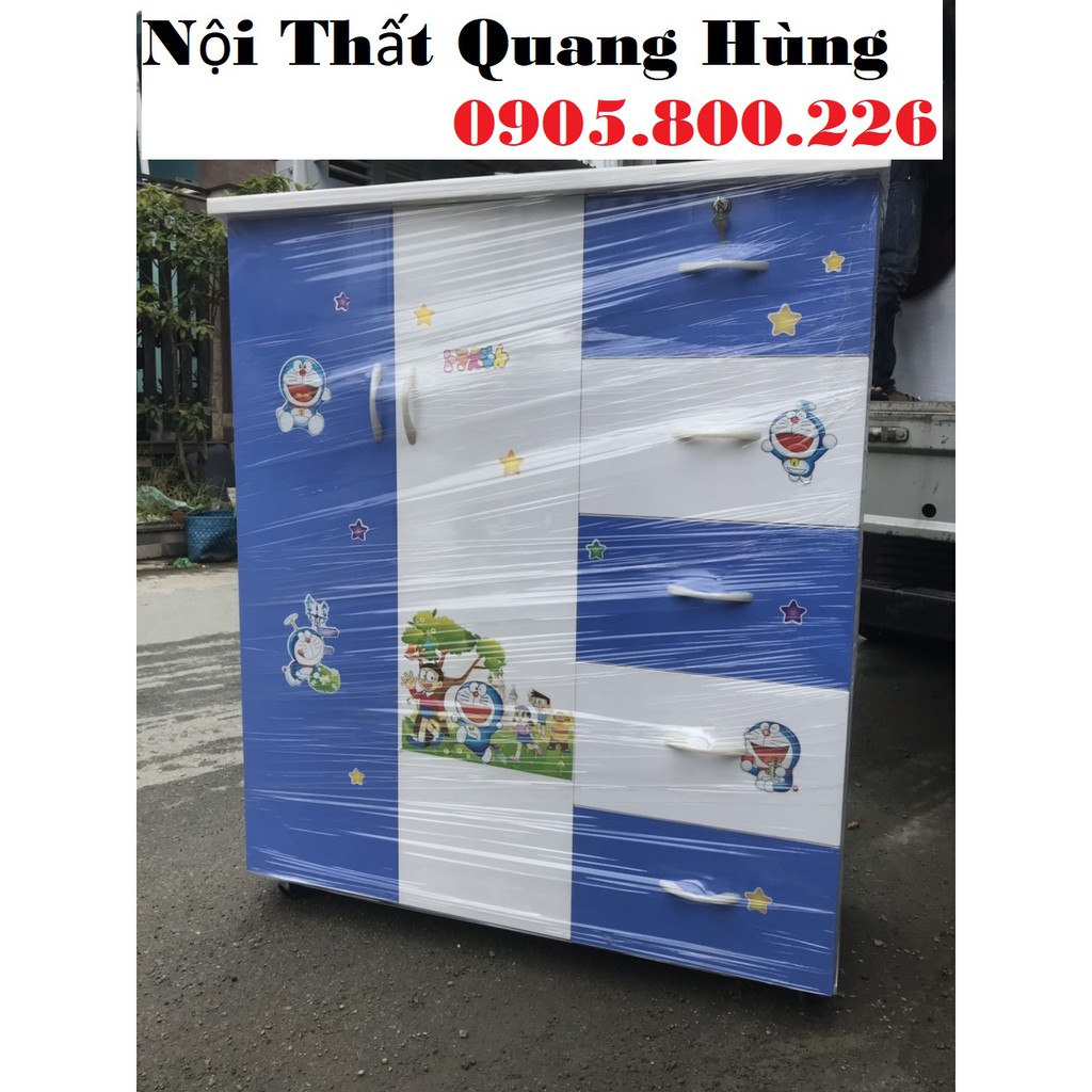 TỦ NHỰA ĐÀI LOAN 2 CÁNH 5 NGĂN HCM