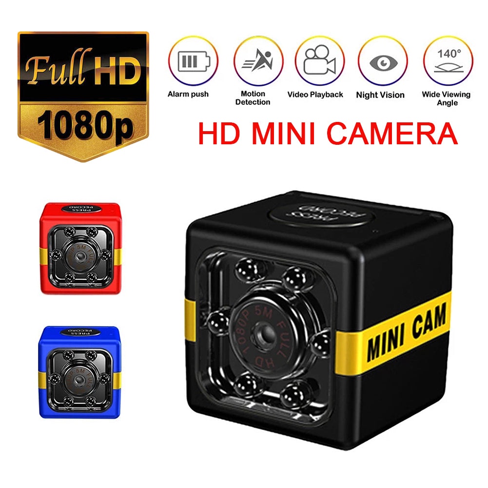 Máy ảnh nhỏ HD 1080P Cảm biến nhìn ban đêm, Máy quay phim chuyển động DVR
