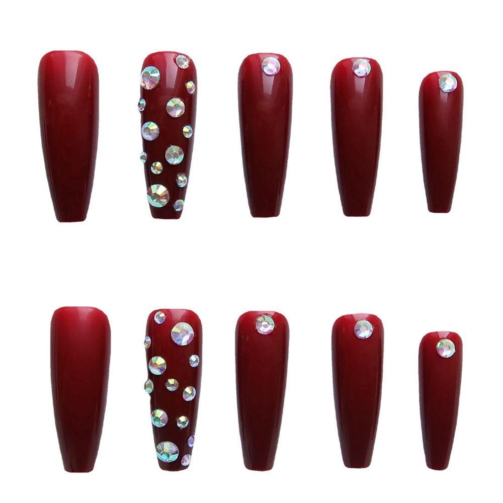 Set 24 Món Đồ Dùng|Bộ Móng Tay Giả Che Phủ Toàn Diện Kiểu Pháp