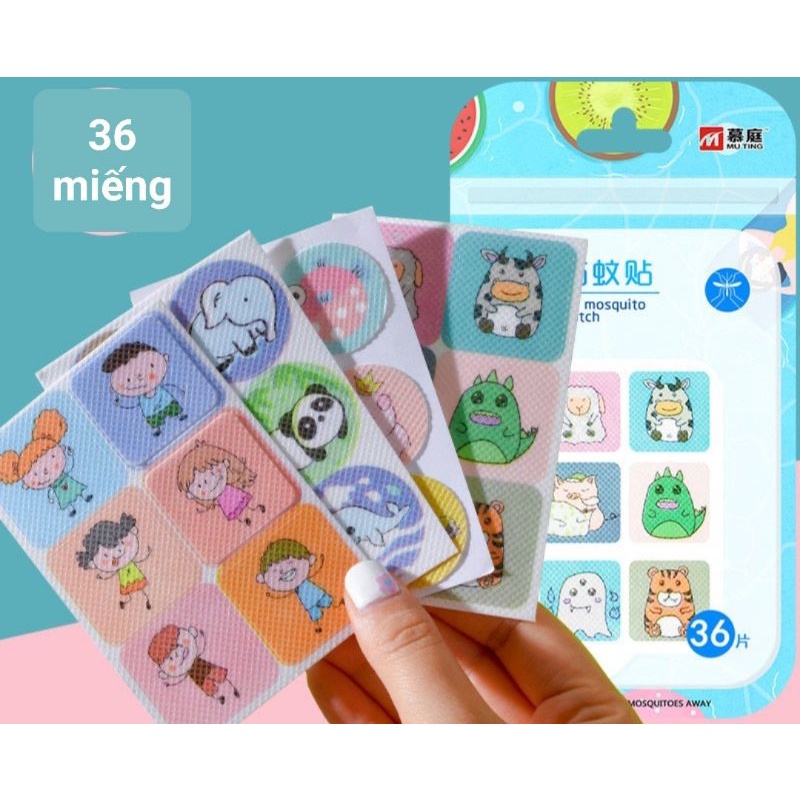 36 miếng dán chống muỗi- sticker chống muỗi giao mẫu ngẫu nhiên - ảnh sản phẩm 9