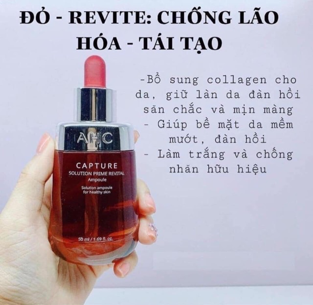 TINH CHẤT SERUM DƯỠNG DA AHC CAPTURE AMPOULE - MẪU MỚI